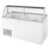 Turbo Air TIDC-70W-N 68" Curved Glass Ice Cream Dipping Cabinet
