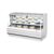 Turbo Air TCGB-72-W(B)-N 72" Refrigerated Bakery Display Case, Self-Contained Curved Glass Full Service with 2 Shelves, 3/4 HP - Image 2