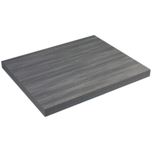 American Tables & Seating 24″ x 30″ Rectangular Laminate Table Top, Standard Light Gray (ATE2430-GY)