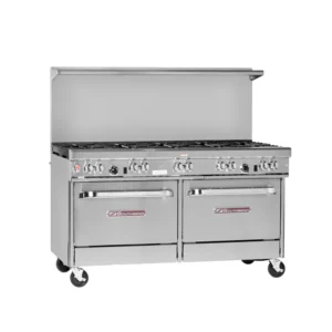 Southbend 4601DD 60″ 10 Burner Gas Range w/ (2) Standard Ovens, Natural Gas