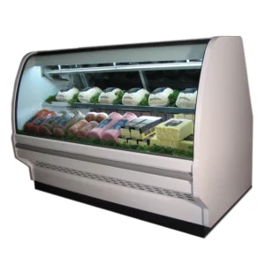 Howard-McCray SC-CDS40E-6C-LED 75-1/2″ Full Service Deli Case w/ Curved Glass – (2) Levels, 115v