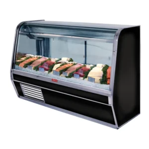Howard-McCray SC-CFS32E-6-BE-LED 74″ Full Service Fish/Poultry Case w/ Straight Glass – (1) Levels, 115v