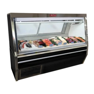 Howard-McCray SC-CFS34N-12-BE-LED 144″ Full Service Fish/Poultry Case w/ Straight Glass – (1) Level, 115v