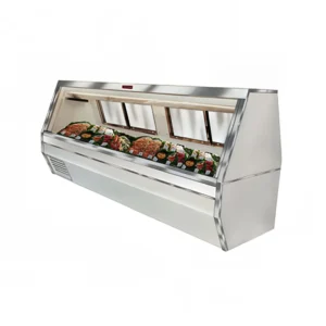 Howard-McCray SC-CFS35-10-LED 119″ Full Service Fish/Poultry Case w/ Straight Glass – (1) Pan, 115v