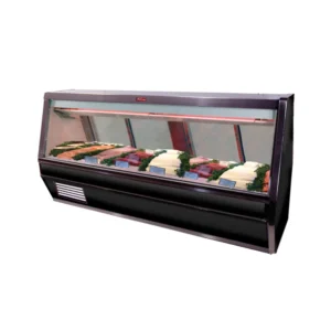 Howard-McCray SC-CFS40E-10-B-LED 124-1/2″ Full Service Fish/Poultry Case w/ Straight Glass – (5) Pans, 115v
