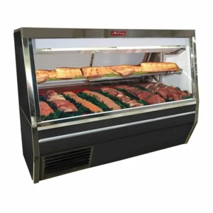 Howard-McCray SC-CMS34N-10-BE-LED 120″ Full Service Red Meat Case w/ Straight Glass – (1) Level, 115v
