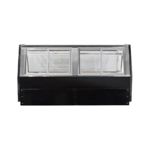 Howard-McCray SC-CMS40E-8-S-LED 100 1/2″ Full Service Red Meat Case w/ Straight Glass – (1) Level, 115v
