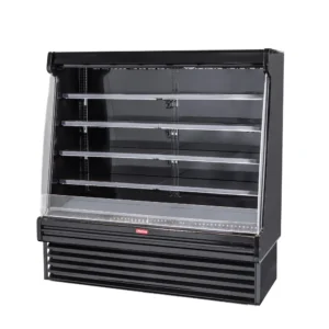 Howard-McCray SC-OD35E-6S-B-LED 75″ Vertical Open Air Cooler w/ (5) Levels, 115v/208-230v/1ph