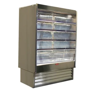 Howard-McCray SC-OD35E-6-S-LED 75″ Vertical Open Air Cooler w/ (5) Levels, 115/208-230v/1ph