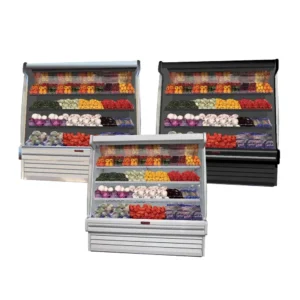 Howard-McCray SC-OP35E-5S-B-LED 63″ Vertical Produce Open Air Cooler w/ (3) Levels, 115/208-230v