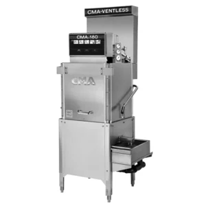 CMA Dishmachines CMA-180-VL Energy Mizer® High Temp Door Type Dishwasher w/ 40 Racks/hr Capacity, Built-in Booster, 240v/3ph