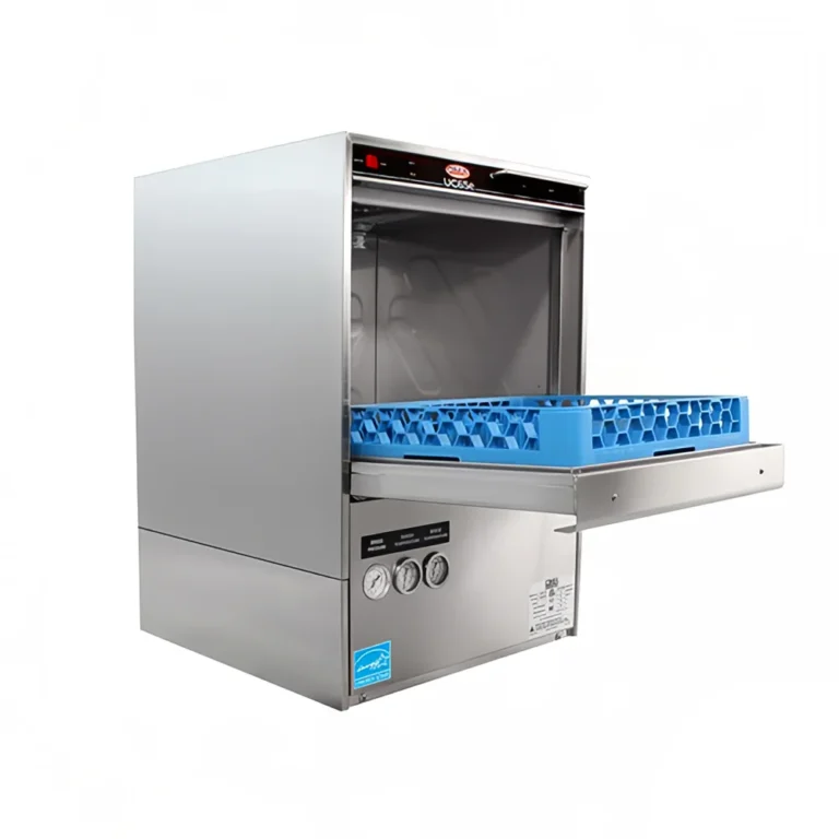 CMA Dishmachines UC65E High Temp Rack Undercounter Dishwasher w/ 30 Racks/hr Capacity, Built-in Booster, 208v/1ph