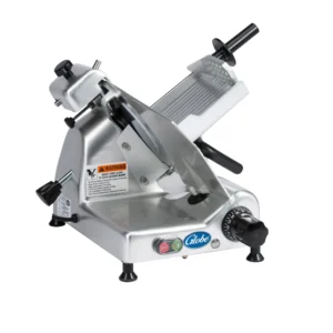 Globe G10 Manual Meat & Cheese Slicer w/ 10″ Blade, Belt Driven, Aluminum, 1/3 hp