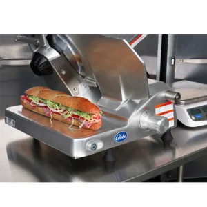 Globe GSO12 Manual Meat & Cheese w/ 12″ Blade, Belt Driven, Aluminum, 2/5 hp