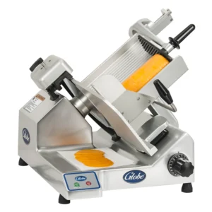Globe S13 Manual Meat & Cheese w/ 13″ Blade, Belt Driven, Aluminum, 1/2 hp
