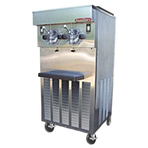 Saniserv 624  Floor Model Shake Freezer, 2 Head, 2 HP Compressor, 208 230/60/3, NSF