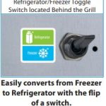 True T-19F-FLX-HC 27" One Section Commercial Combo Refrigerator Freezer - Right Hinge Solid Door, Dual Temp, 115v - Image 2