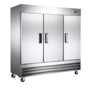 North Pole Stainless Steel 3 Door Reach-In Freezer