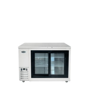 Atosa SBB48SGGRAUS1 48″ Shallow Depth Back Bar Cooler With Sliding Glass Doors (Stainless Steel Interior & Exterior)