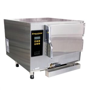 AccuTemp E34803D140 Electric Countertop Convection Steamer, Boilerless, 3 Pan