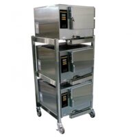 AccuTemp E32401E080 TPL Electric Convection Steamer w/ 3 Compartments, Boilerless, Floor