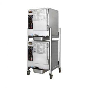 AccuTemp E62083E100 DBL Electric Boilerless Convection Steamer w/ 2 Compartments,12 Pans, 10kW, 208v/3ph