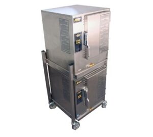 AccuTemp N61201E060 DBL Floor Model Boilerless Gas Convection Steamer