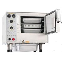 AccuTemp S34803D110 Countertop Electric Convection Steamer, Boilerless, 3 Pans