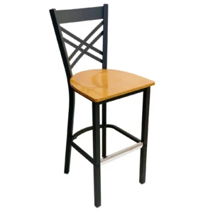 AAA Furniture Wholesale 310BS WS Bar Stool, Black (Quick ship)