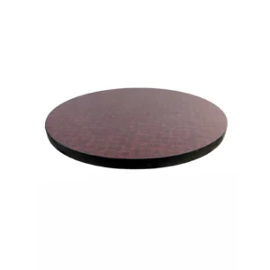 AAA Furniture Wholesale TT3030-BLK 30″ X 30″ Laminate Table Top, T-Mold Edge
