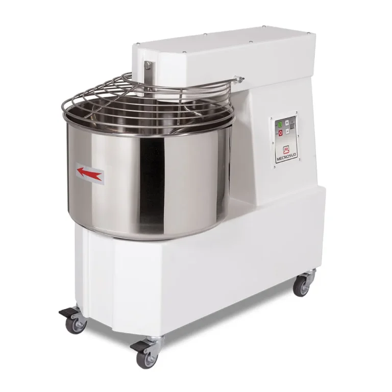 AMPTO TS44MD Spiral Mixer with 55 qt Fixed Bowl, 2-Speed, 97 lbs Dough Capacity, 3 hp
