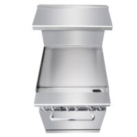 Atosa USA AGR-24G 24″ Gas Restaurant Range w/ 24″ Full Griddle, (1) Space Saver Oven, 72.000 BTU