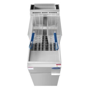 Atosa USA ATFS-40 15″ Floor Model Natural Gas Fryer, 40 lbs