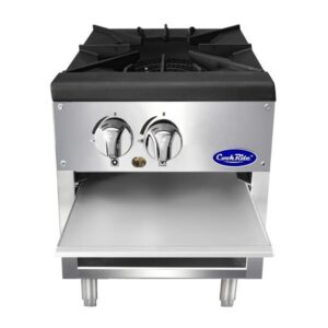 Atosa USA ATSP-18-1 18″ Gas Stock Range (Stove) w/ (1) Three Ring Burner, Manual Control, 80.000 BTU