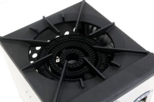 Atosa USA ATSP-18-1 18″ Gas Stock Range (Stove) w/ (1) Three Ring Burner, Manual Control, 80.000 BTU