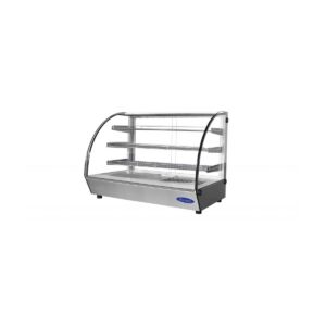 Atosa USA CHDC-56 35″ Countertop Heated Display Case, 3 Shelves