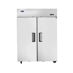 Atosa USA MBF8002GR 52″ Two Section Reach-In Freezer w/ 2 Solid Doors, Top Mounted, 43 cu. ft.