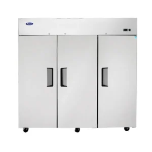 Atosa USA MBF8003 78″ Three Section Reach-In Freezer w/ 3 Solid Doors, Top Mounted, 65 cu. ft.