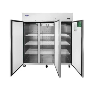 Atosa USA MBF8003 78″ Three Section Reach-In Freezer w/ 3 Solid Doors, Top Mounted, 65 cu. ft.