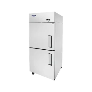 Atosa USA MBF8007GRL 29″ One Section Reach-In Freezer w/ Left Hinged 2 Half Solid Doors, 21 cu. ft.