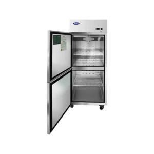 Atosa USA MBF8007GRL 29″ One Section Reach-In Freezer w/ Left Hinged 2 Half Solid Doors, 21 cu. ft.