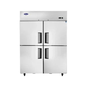 Atosa USA MBF8008GR — Top Mount Four (4) Divided Door Reach-in Freezer