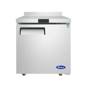 Atosa USA MGF8408GR 27″ 1-Section Worktop Refrigerator w/ 1 Door, 7.2 cu. ft. (with Backsplash)