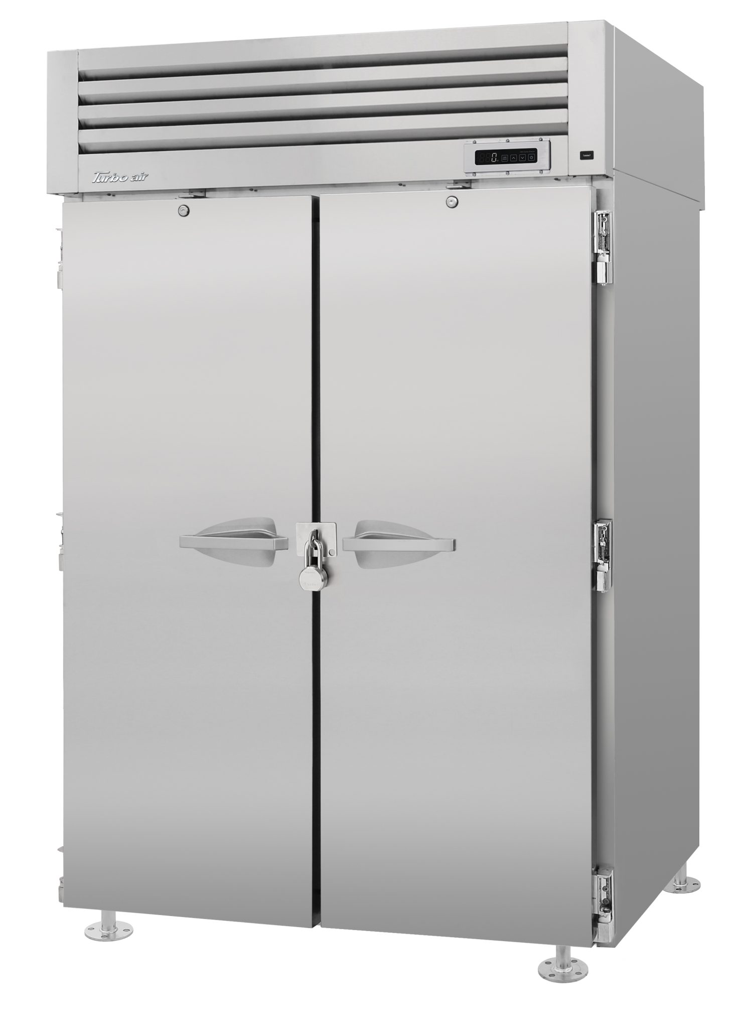 Turbo Air PRO-50F-N-CRT 52" Two Section Reach-In Freezer for Correctional Facility, 2 Solid Doors, Top Mount, 48 cu. ft. - Image 1