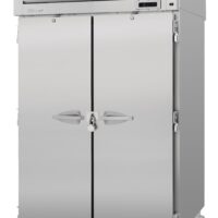Turbo Air PRO-50F-N-CRT 52" Two Section Reach-In Freezer for Correctional Facility, 2 Solid Doors, Top Mount, 48 cu. ft.