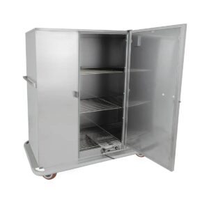 Carter-Hoffmann BB96 Heated Banquet Cart – (120) Plate Capacity, Stainless, 120v