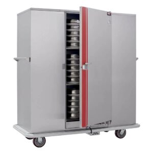 Carter-Hoffmann BB96 Heated Banquet Cart – (120) Plate Capacity, Stainless, 120v