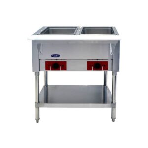 Atosa USA CSTEA-2C 30″ Cookrite Steam Table, (2) Open Pan Wells