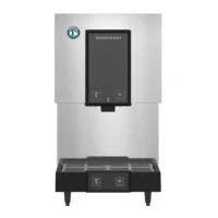 Hoshizaki DCM-271BAH 257 lb Countertop Water & Nugget Ice Dispenser – 10 lb Storage, Cup Fill, 115v, Air Cooled