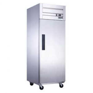 Dukers Appliance Co D28AR 28″ One Section Reach-In Refrigerator w/ Solid Full Door, Top Mount, Stainless Steel, 18 cu. ft.